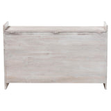 Isabela Wood Storage Trunk with Carved Front Panel by Wicker Fair