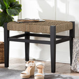 Dawn Seagrass Accent Bench by Wicker Fair