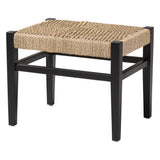 Dawn Seagrass Accent Bench by Wicker Fair