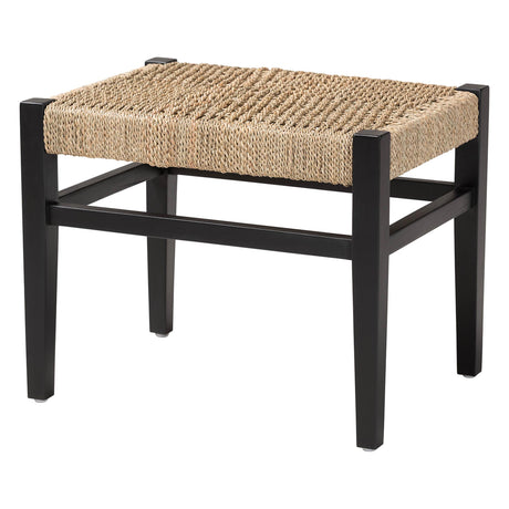 Dawn Seagrass Accent Bench by Wicker Fair