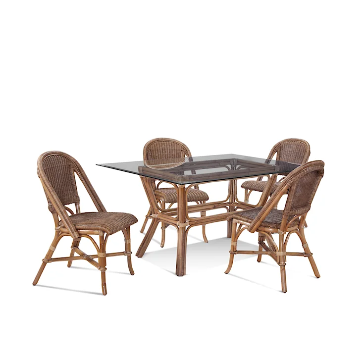 Arbor Rattan Dining Side Chair by Braxton Culler Made in the USA Model 978-028