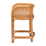 Aria Natural Rattan Counter Stool by Wicker Fair