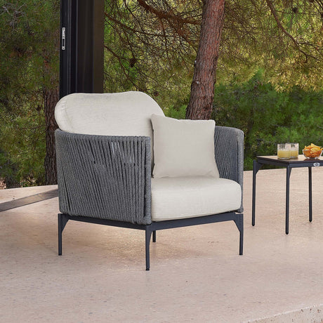 Boston Outdoor 6-Piece Seating Set with Sunbrella Cushions Model 24151-LGFRD-6PC by Skyline Design