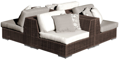 Atlantis Outdoor 4-Piece Modular Seating Set Model 903-1321-JBP-4PS by Pelican Reef
