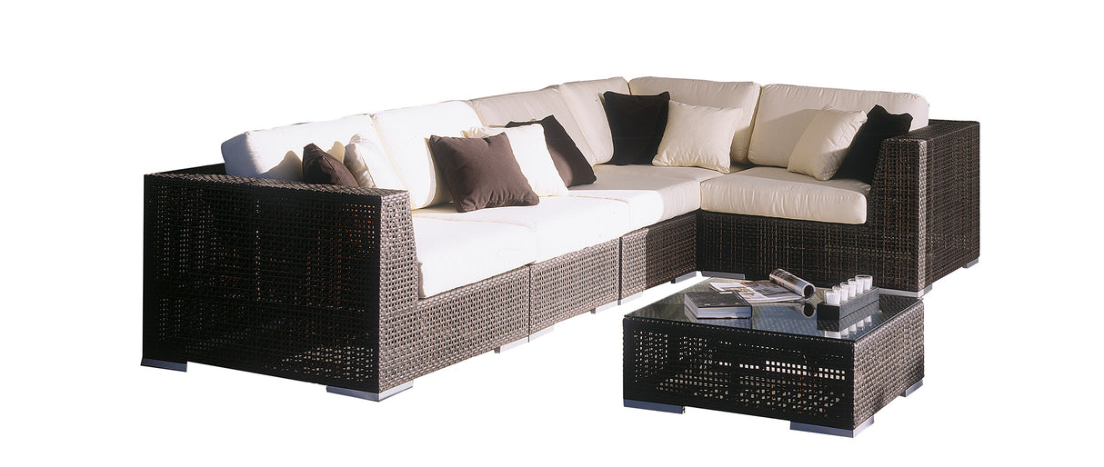 Atlantis Outdoor 6-Piece Modular Sectional Set Model 903-1321-JBP-6PS by Pelican Reef