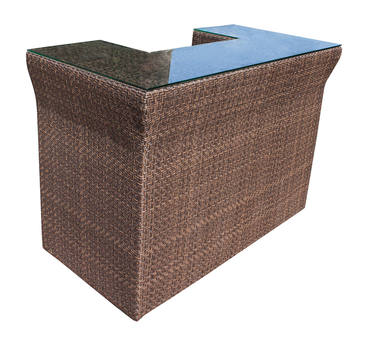 Atlantis Outdoor Bar with Glass Model 903-6141-JBP-GL by Pelican Reef