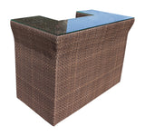 Atlantis Outdoor Bar with Glass Model 903-6141-JBP-GL by Pelican Reef