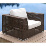 Atlantis Outdoor Lounge Chair with Cushion Model 903-1323-JBP-C by Pelican Reef