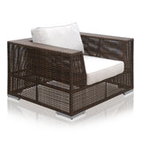 Atlantis Outdoor Lounge Chair with Cushion Model 903-1323-JBP-C by Pelican Reef