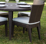 Atlantis Outdoor Set of 2 Side chair with Cushion Model 903-3304-JBP-S-CUSH-SET2 by Pelican Reef