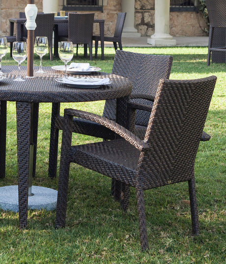 Atlantis Outdoor Stackable Set of 2 Armchairs Model 903-3304-JBP-A-SET2 by Pelican Reef