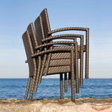 Atlantis Outdoor Stackable Set of 2 Armchairs Model 903-3304-JBP-A-SET2 by Pelican Reef