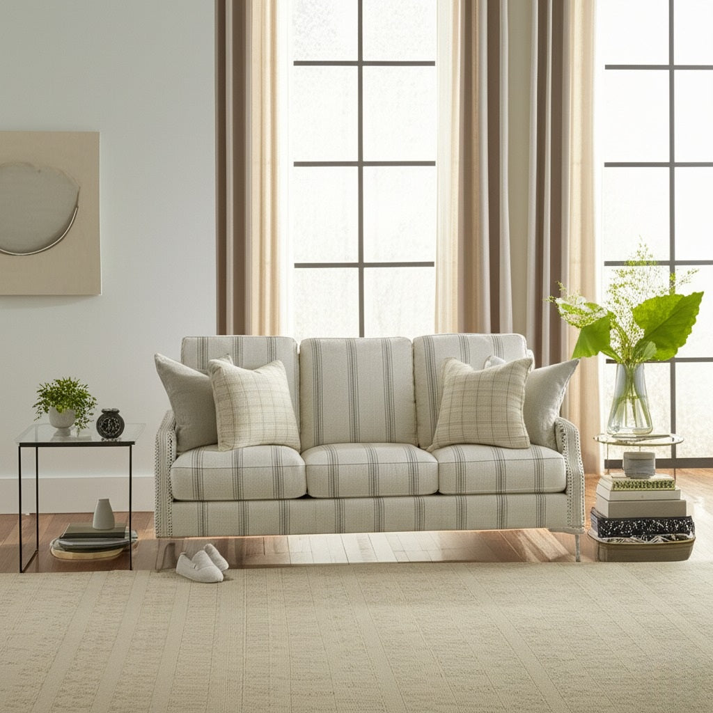 Urban Options 77" Configurable 3 over 3 Sofa by Braxton Culler Made in the USA Model Axxx-010