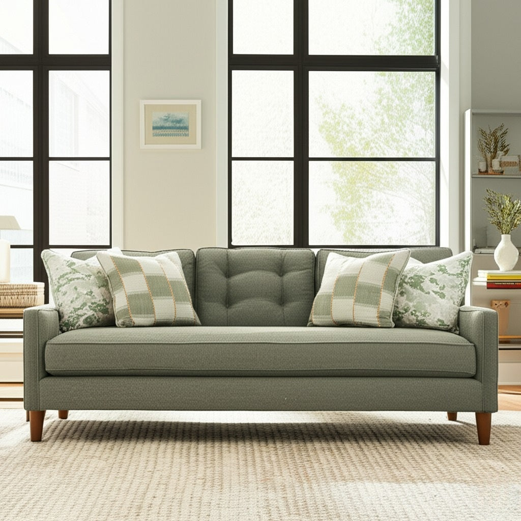 Urban Options 77" 3 over Bench Sofa by Braxton Culler Made in the USA Model Axxx-0101