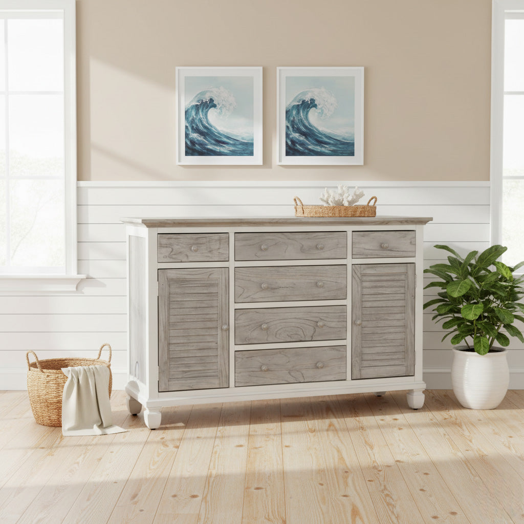 Sea Winds Islamorada 6-Drawer / 2-Door Dresser Sea Winds Islamorada 6-Drawer / 2-Door Dresser