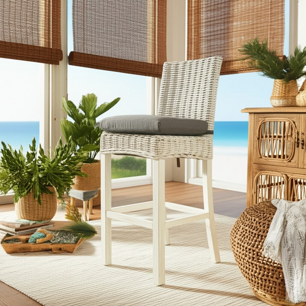 Vionelle Rattan 30" Barstool by Capris Furniture Model B30-743