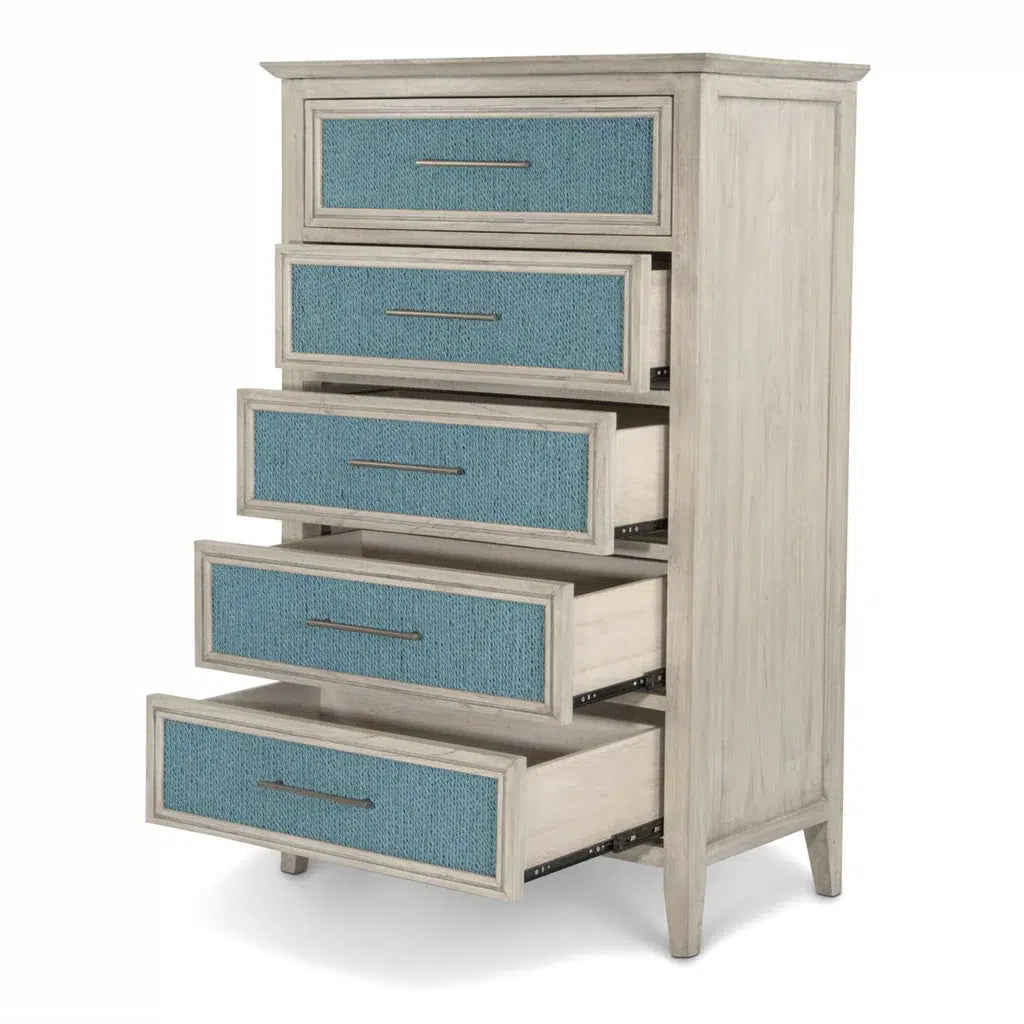 Ocean Isles 6 Pc Bedroom Set with King Bed Model B555KBED-6PCSET By Seawinds Trading