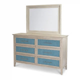 Ocean Isles 6 Pc Bedroom Set with King Bed Model B555KBED-6PCSET By Seawinds Trading