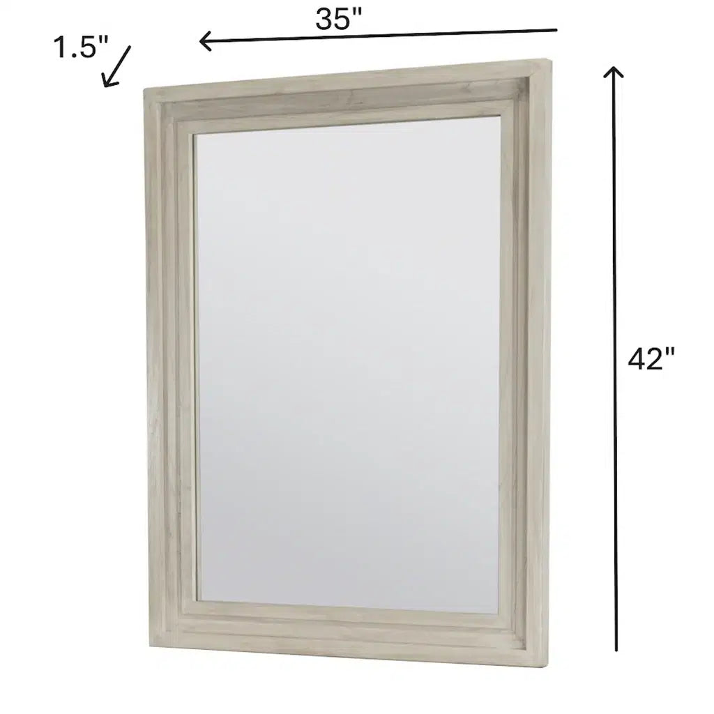 Ocean Isles Mirror Model B55538-IVORY By Seawinds Trading