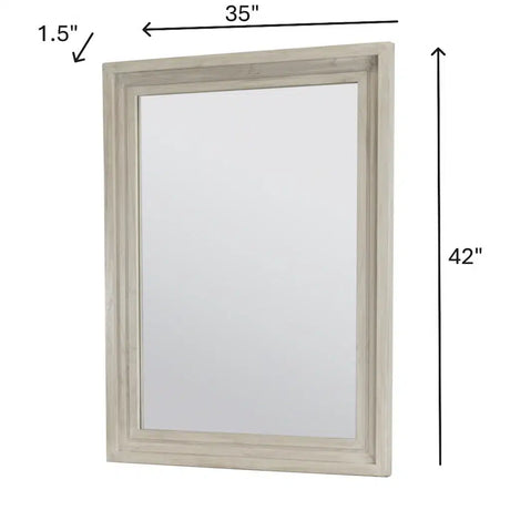 Ocean Isles Mirror Model B55538-IVORY By Seawinds Trading
