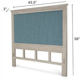 Ocean Isles Twin Headboard Model B55539-OCEANBLUE By Seawinds Trading