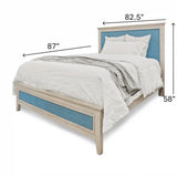 Ocean Isles 6 Pc Bedroom Set with King Bed Model B555KBED-6PCSET By Seawinds Trading