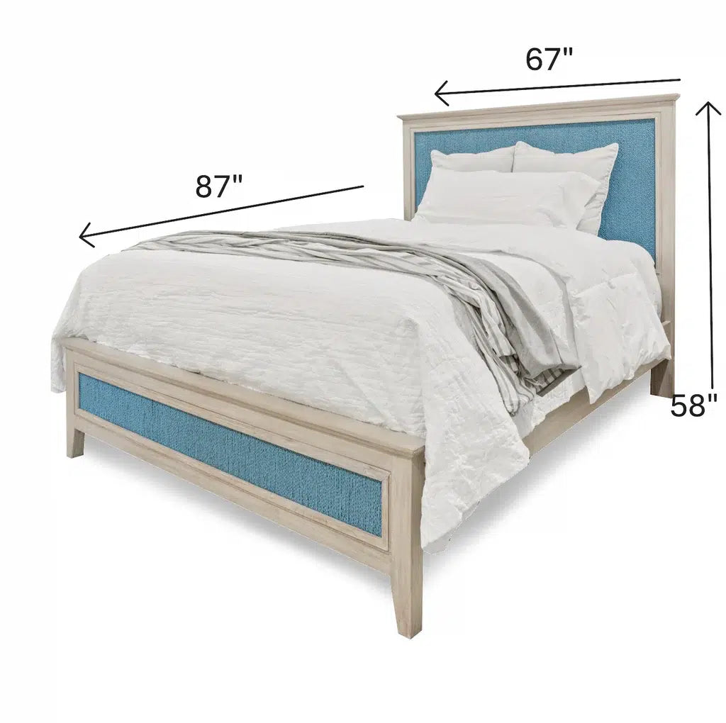 Ocean Isles 6 Pc Bedroom Set with Queen Bed Model B555QBED-6PCSET By Seawinds Trading
