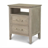 Cape May Electrified Nightstand Model B62232-DRIFTWOOD By Seawinds Trading