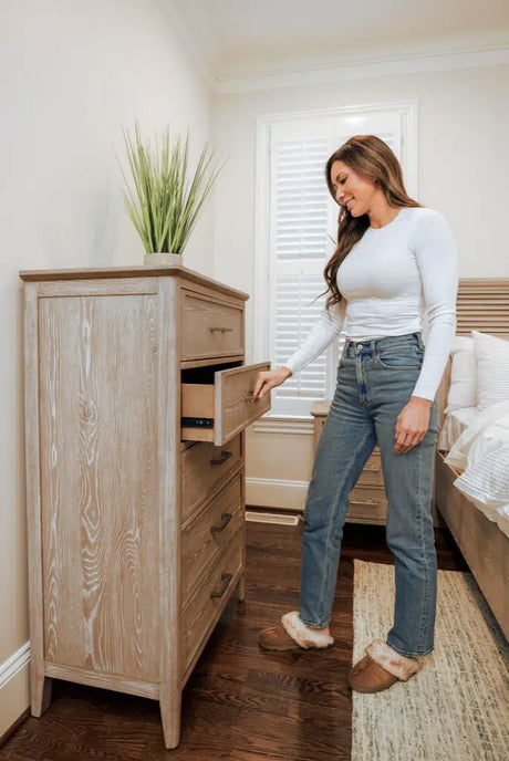 Cape May 5 Drawer Chest Model B62235-DRIFTWOOD By Seawinds Trading