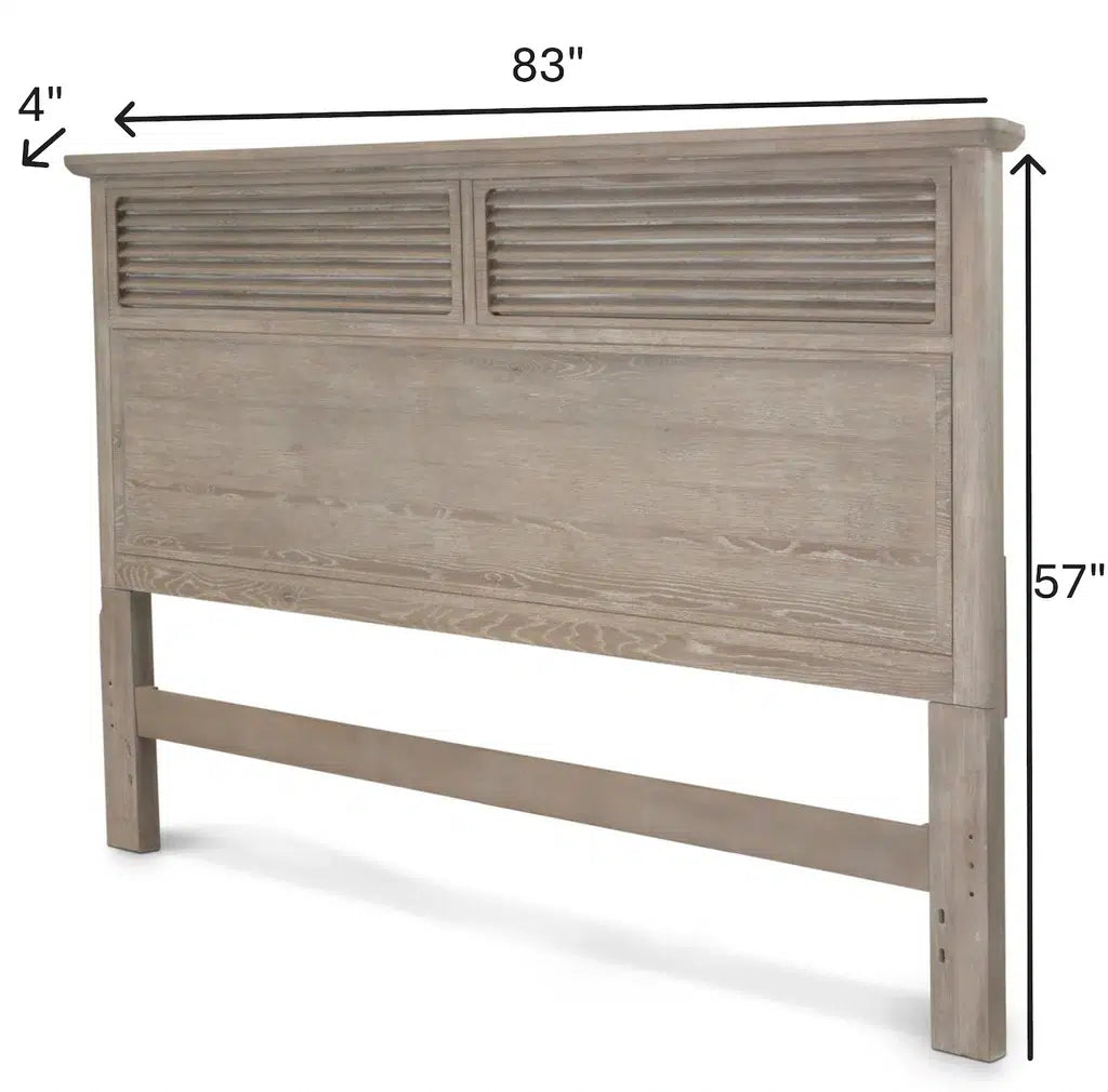 Cape May Twin Headboard Model B62239-DRIFTWOOD By Seawinds Trading
