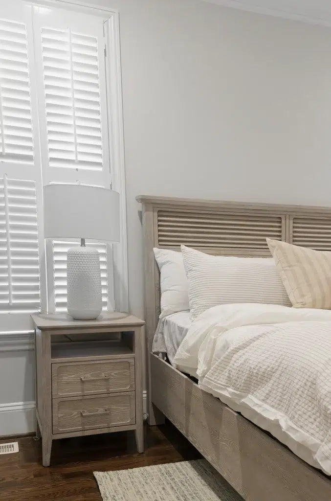 Cape May Non-Storage Queen Bed Model B622QBED-DRIFTWOOD By Seawinds Trading