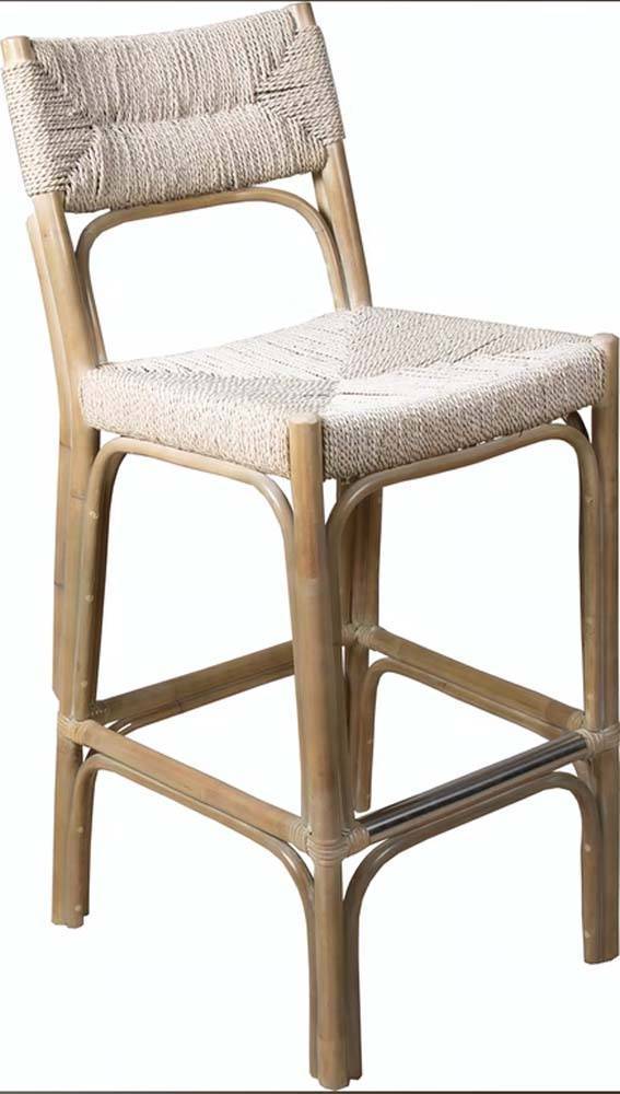 Sankara Rattan Barstool or Counterstool B30-624 By Capris Furniture