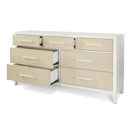 Miramar 7 Drawer Woven Dresser Model B77736-SAND By Seawinds Trading