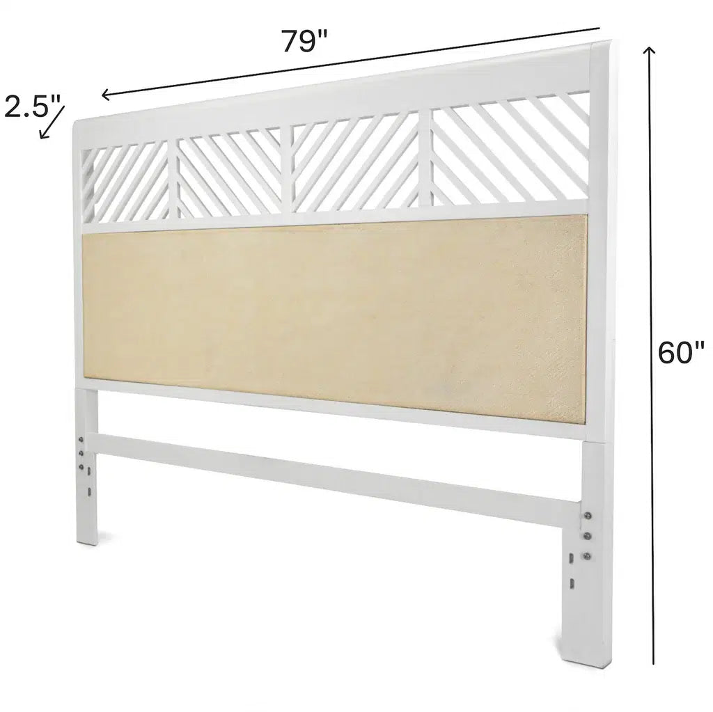 Miramar Queen Headboard Model B77740-SAND By Seawinds Trading