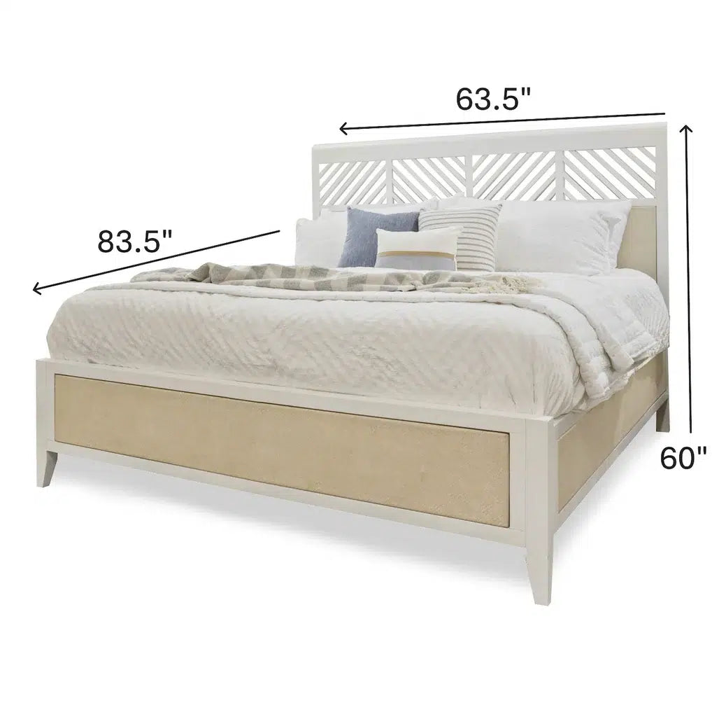 Miramar Non-Storage Queen Bed Model B777QBED-SAND By Seawinds Trading