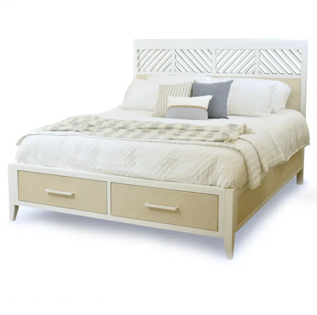 Miramar Storage King Bed Model B777KBED-STORAGE-SAND By Seawinds Trading