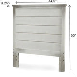 Geneva Twin Headboard Model B90039-DWHITE By Seawinds Trading