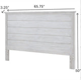 Geneva Twin Headboard Model B90039-DWHITE By Seawinds Trading