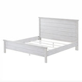 Geneva Non-Storage Queen Bed Model B900QBED-DWHITE By Seawinds Trading