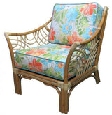 Spice Islands Wicker Complete Cushion Set (Arm Chair or Rocker) – Made in the USA SP-CUSH-LC