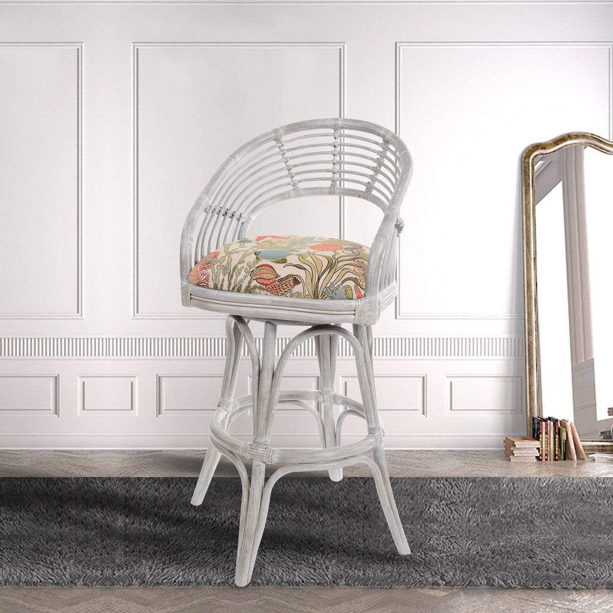 Bali Rattan Barstool and Counterstool BAL101-BS by Alexander and Sheriden