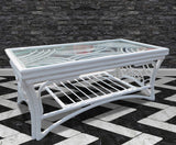 Bali 6 Pc Living Room Set in White Finish Model BL-SET-W from Spice Island Wicker