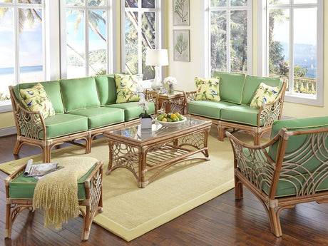 Bali Coffee Table in Natural Finish Model BL-CT from Spice Island Wicker