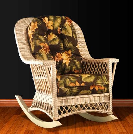 Shangri-la Wicker Complete Cushion Set (Arm Chair or Rocker) – Made in the USA SlA-CUSH-LC0 by Wicker Fair