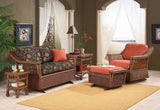 Bass Harbor Rattan Coffee Front Ottoman B-10 by Designer Wicker Tribor