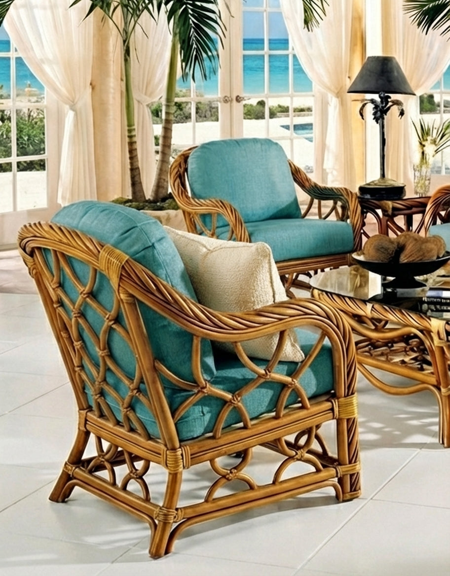 Bayshore Rattan Arm Chair from Wicker Fair