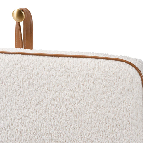 Belden Boucle Upholstered Wall-Mounted Headboard by Wicker Fair