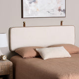 Belden Boucle Upholstered Wall-Mounted Headboard by Wicker Fair
