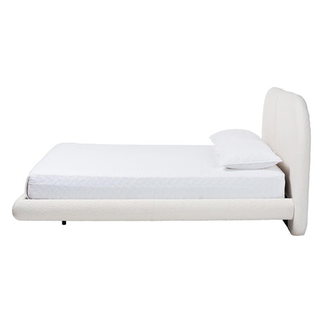 Cachet Floating Platform Bed with Rounded Headboard by Wicker Fair