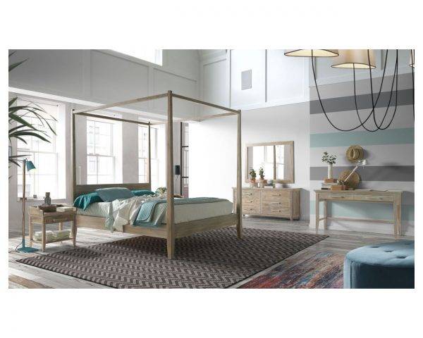Beachside Solid Teak Bedroom Mirror Model PRH-1001-TEAK-MR by Hospitality Rattan